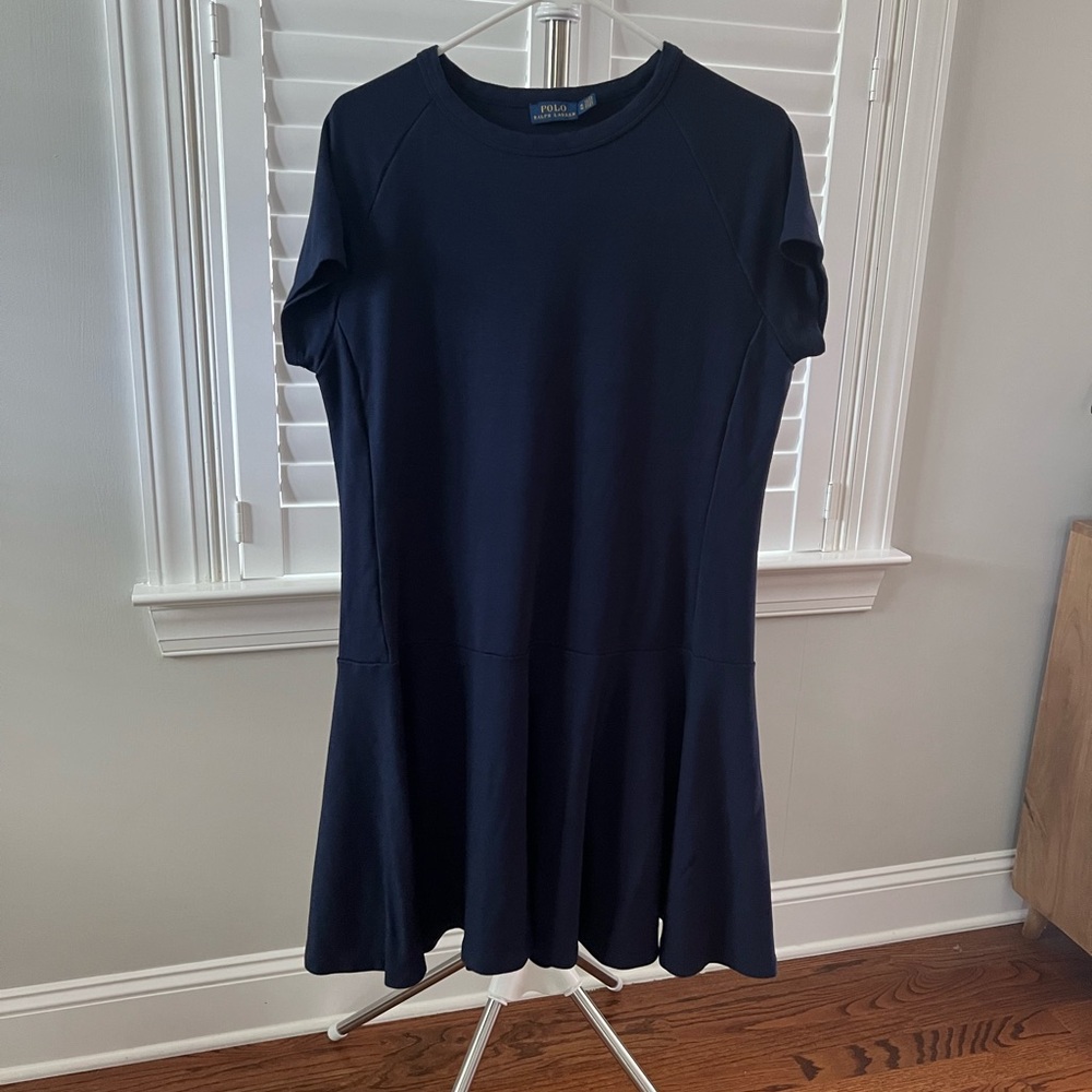 Ralph Lauren Navy Short-Sleeve Dress